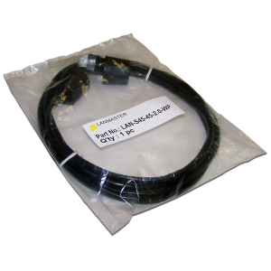 LANMASTER FTP industrial patch cord, cat.5e, IP68, black
